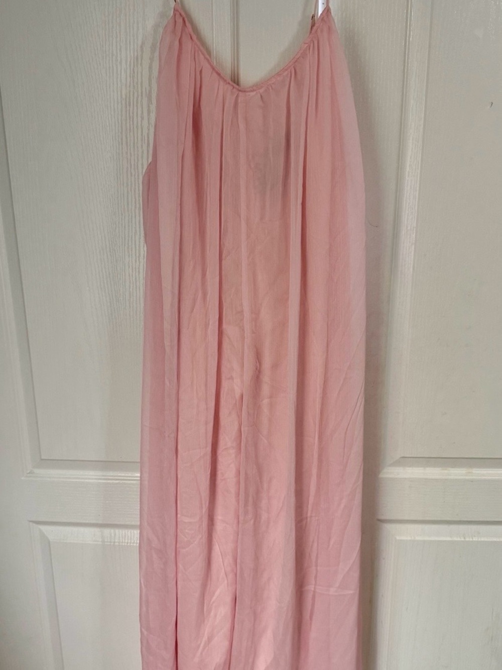 Dressed in Lala Tropic Wonder Flowy Wide Leg Jumpsuit Pockets Large NWT